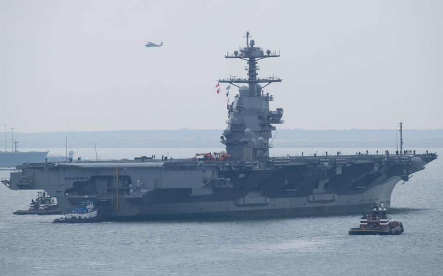 “约翰&middot;肯尼迪”号航空母舰 资料图 图源：《星条旗报》