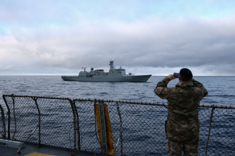 当地时间2025年9月15日,格陵兰岛努克,丹麦与德国、法国、瑞典和挪威等盟友一起进行“北极之光”演习。 IC Photo