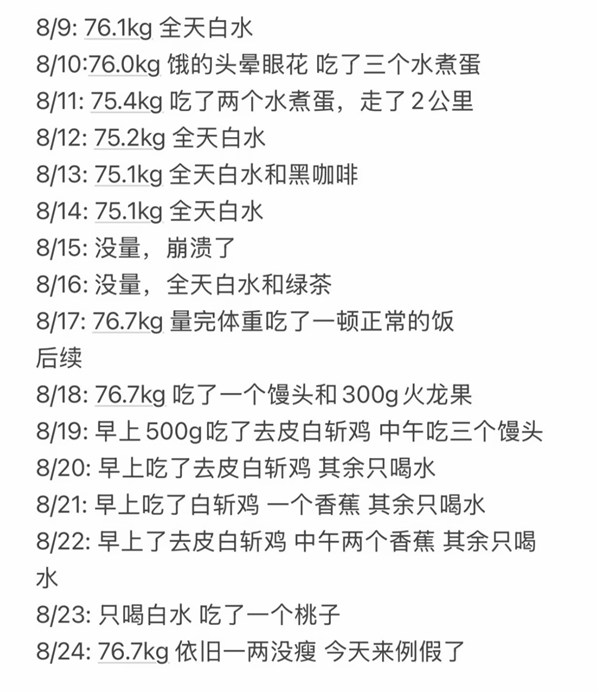 一支减肥针 戳破自律神话