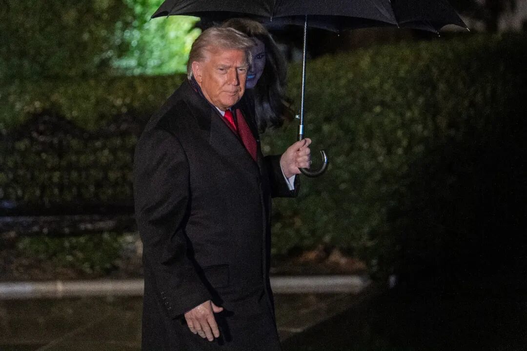 特朗普/新华社记者 胡友松 摄