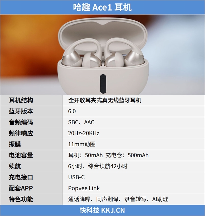 299 元卷出天际！哈趣 Ace1 耳机评测：自带 AI 翻译与会议纪要 它真能平替千元旗舰