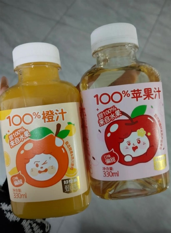 好想来100%果汁配料表首位是水：网友热议