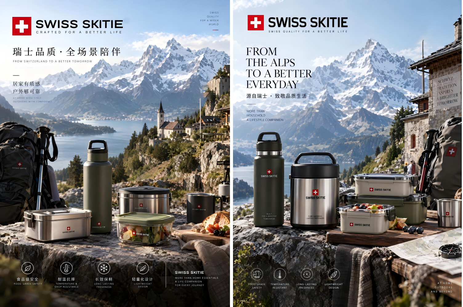 源自瑞士施维茨的精工基因SWISSSKITIE瑞士军刀滑雪户外携钛质家居全系列布局中国市场(图2)