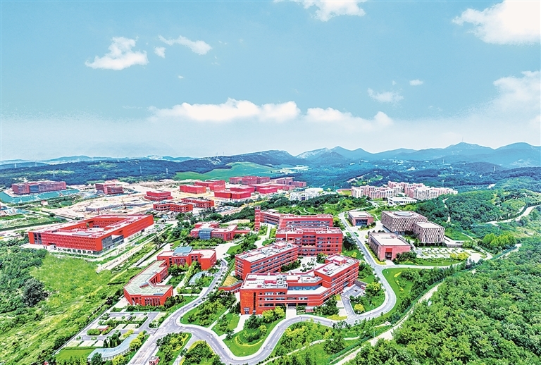 大连英歌石科学城科研设施全面完竣、创新效果加快升沉，已成为东北地区极具活力的国度级科创高地。大连新闻传媒集团供图