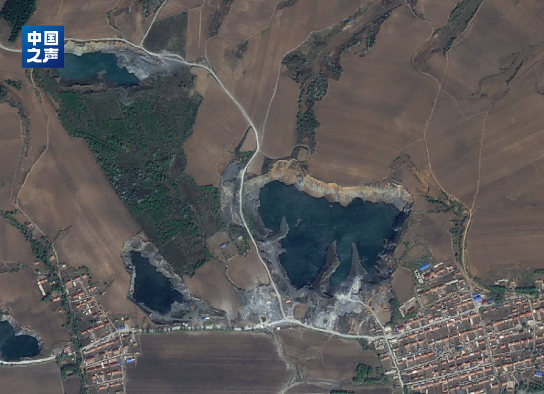 △2017年4月长庚生态园卫星遥感影像图(图片来自中国科学院)