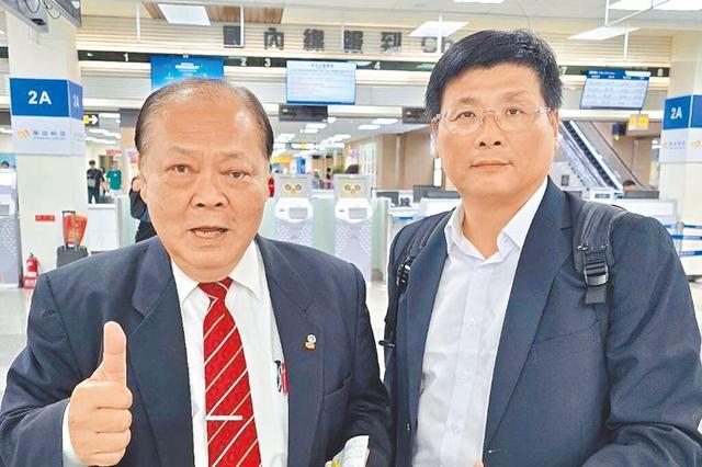 陈光复重摔昏迷，林皆兴（右）紧急代理