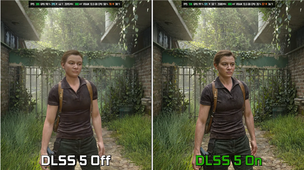 性能腰斩但画质无敌!RTX 5090实测《最后生还者2》:开DLSS 5狂掉147帧