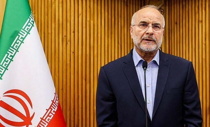 18日晚，卡利巴夫发表电视讲话 伊朗媒体