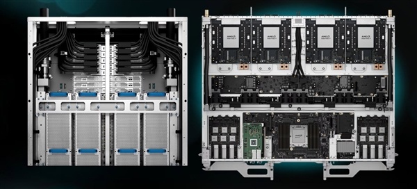 2.9 Exaflops全液冷巨兽!AMD首套AI机架Helios亮相:向NVIDIA发起全面挑战
