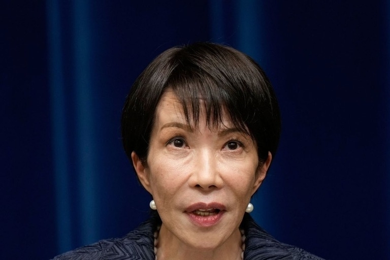 日本首相高市早苗 资料图片