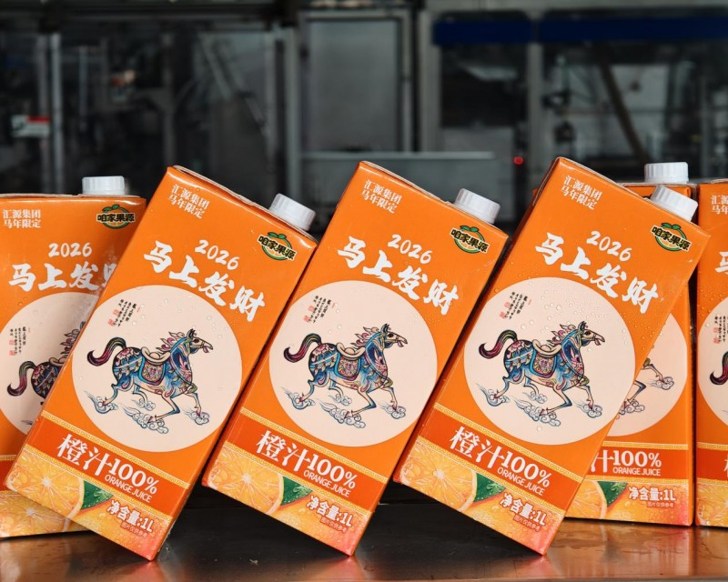 汇源集团此前推出的自有品牌“咱家果源”。官方宣传图