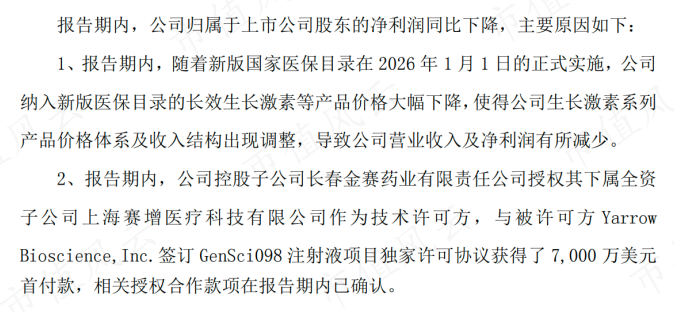 (2026半年报业绩预告)