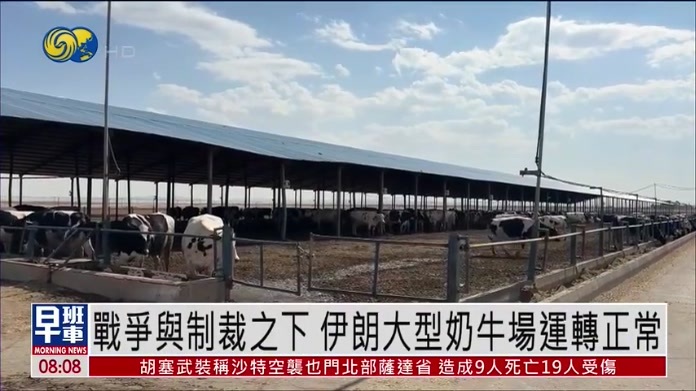 战争与制裁之下 伊朗大型奶牛场运转正常