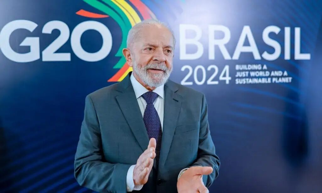 2024年,卢拉出席在里约热内卢举办的二十国集团峰会。(图源:Ricardo Stuckert / PR)