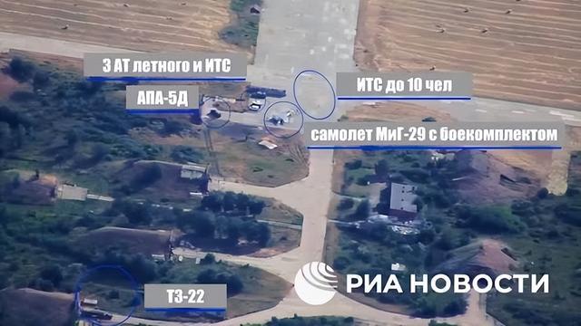 ▲乌军米格-29被摧毁