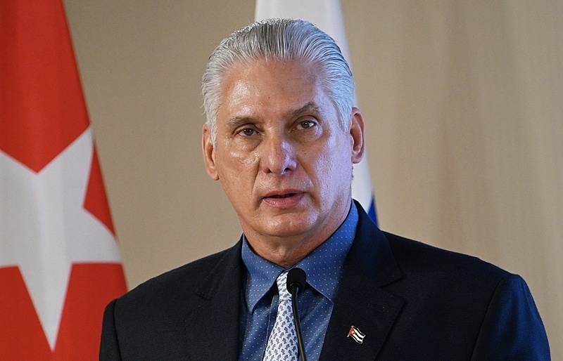 △古巴国家主席迪亚斯-卡内尔(资料图)