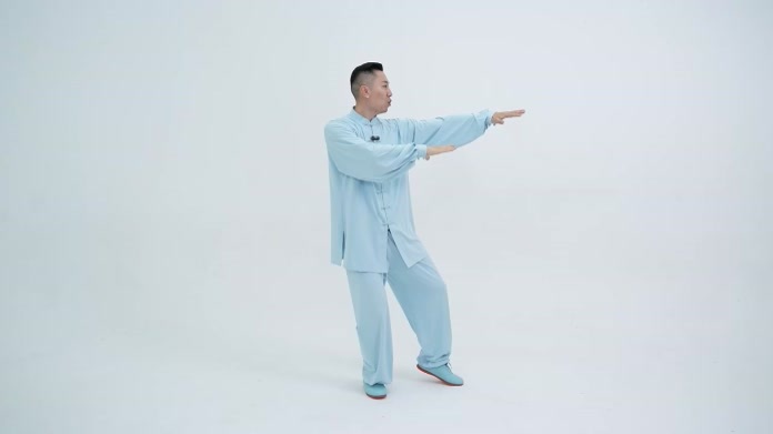 跟着世界冠军学《二十四式太极拳》|第五式  手挥琵琶