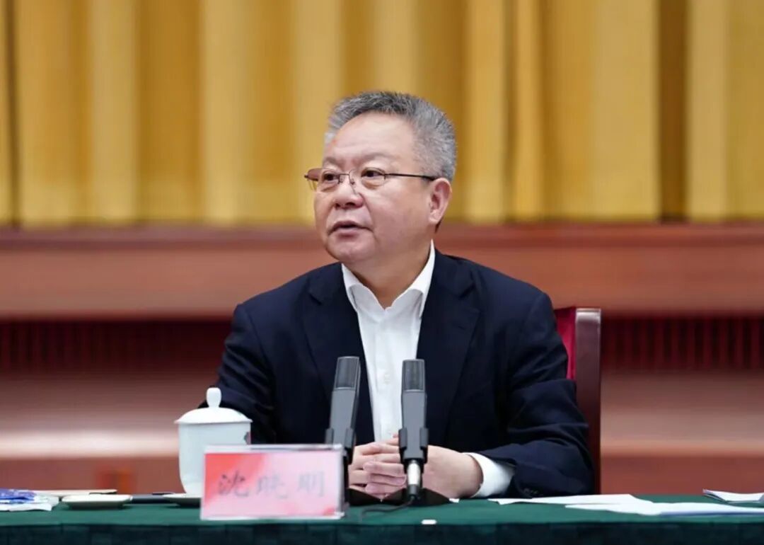 2024年4月,沈晓明在湖南省五四青年座谈会上讲话