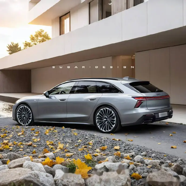 奥迪A7L旅行车渲染图