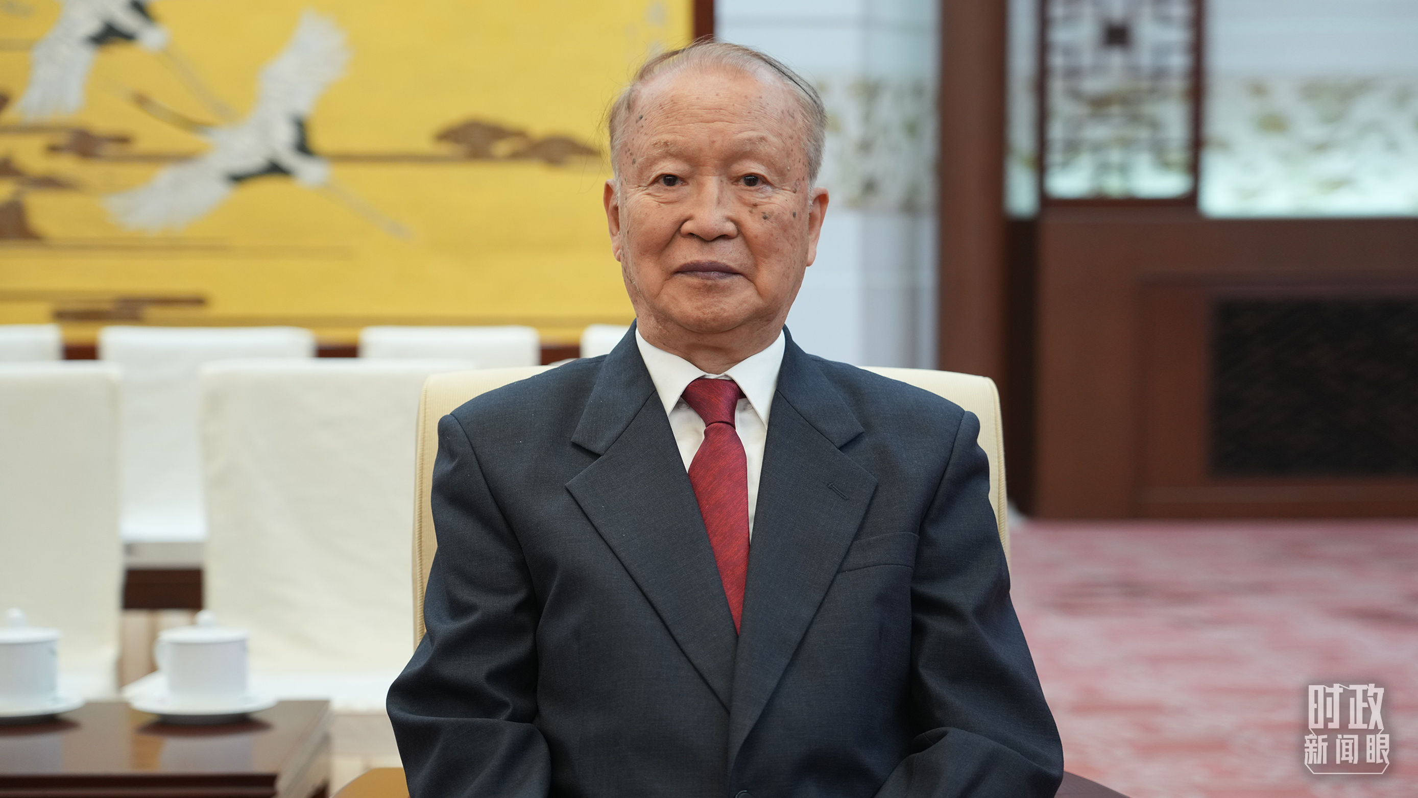 △贲德院士。(总台央视记者赵化拍摄)
