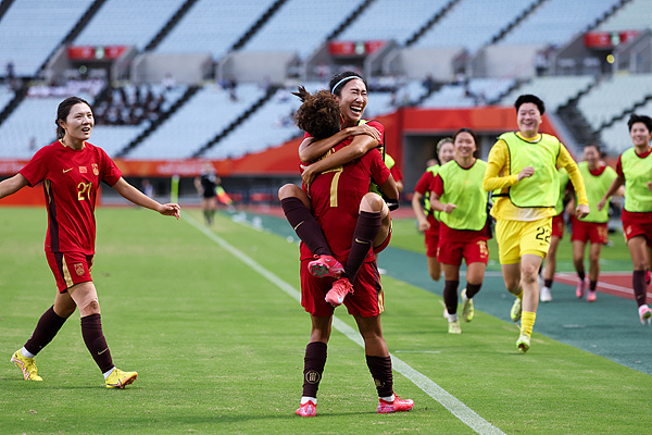 爱知&middot;名古屋亚运会女足1/4决赛：中国1-0越南