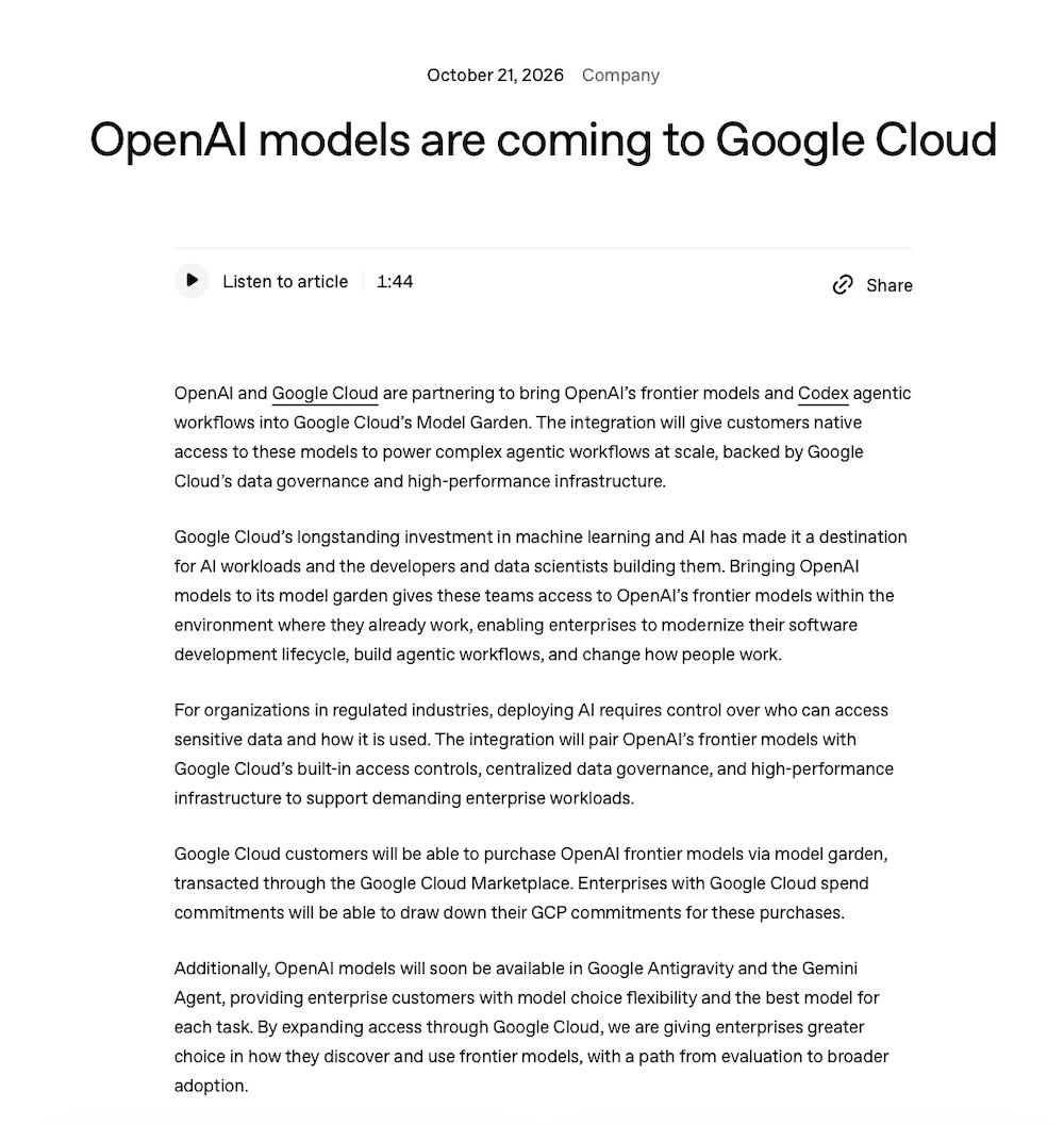 OpenAI被曝买谷歌AI芯片!英伟达数百亿美元投资也没拦住