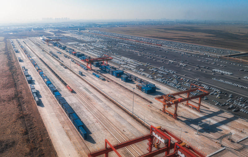 中欧班列(沈阳)集结中心(国铁沈阳局供图)