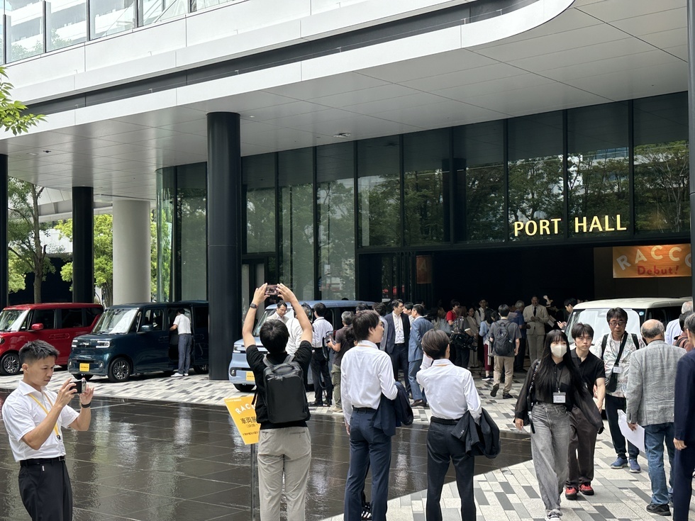 当地时间2026年7月28日，日本东京，比亚迪在日本市场发布纯电车型海獭Racco。图为比亚迪海獭Racco。