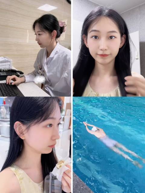 泳池边的日常碎片