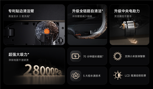 蒸汽+泡沫+热水三重洗地！米家无线洗地机5 MAX开启预约：2999元