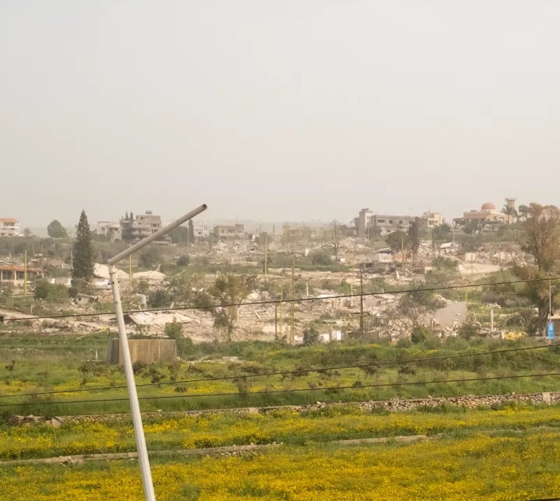4日,联合国驻黎巴嫩临时部队总部记录的纳古路建筑遭袭情况。