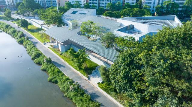 俯瞰龙岗河干流碧道