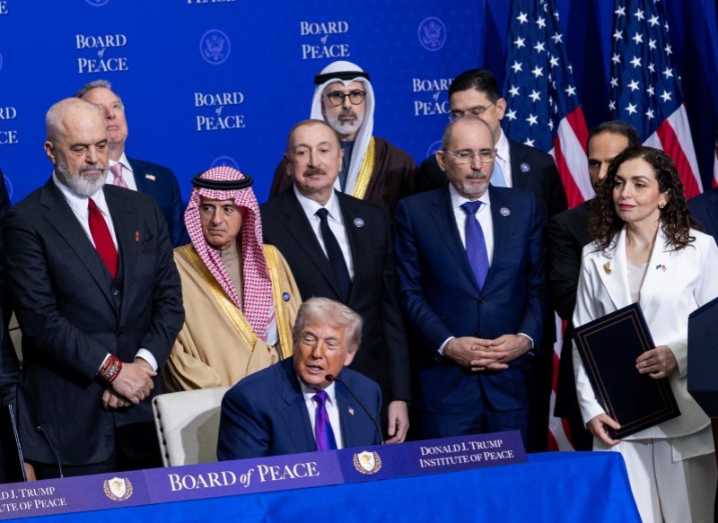 当地时间2026年2月19日,美国华盛顿,华盛顿举行所谓“和平委员会”首次领导人会议。 IC Photo