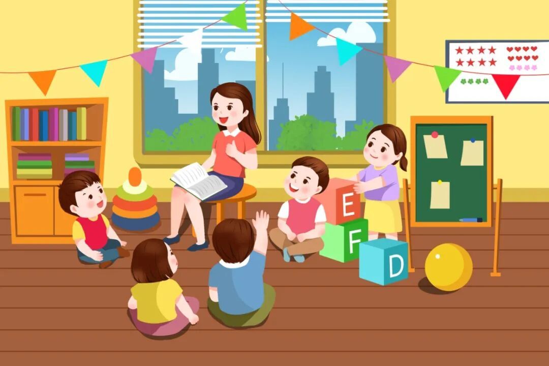 摄图网_401963411_幼儿园老师给孩子们上课的_(企业商用).jpg