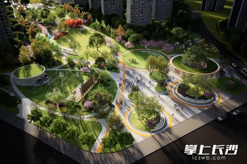 长沙国体公园的正式动工，为片区再添公共配套。