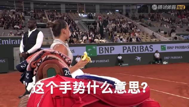 科斯秋克击败斯维托丽娜首进大满贯半决赛，赛末手势引猜测