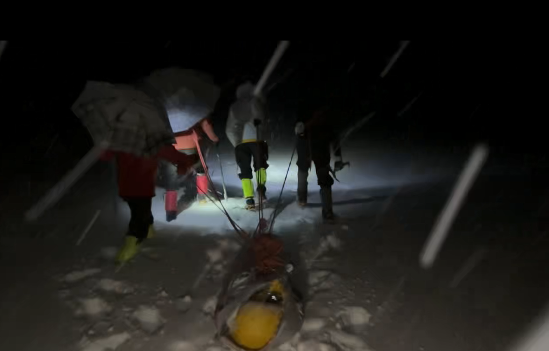 受访者提供的救援视频截图