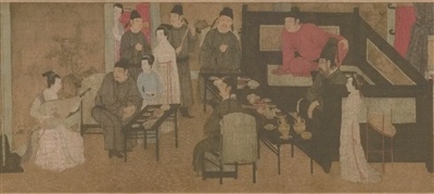 《韩熙载夜宴图》卷（局部） 故宫博物院藏