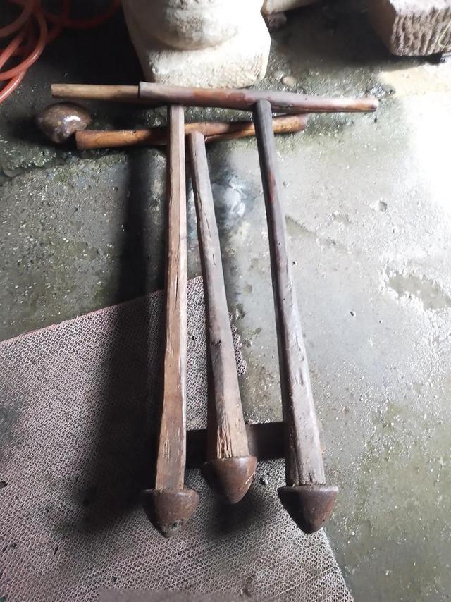 版筑所用的築实物