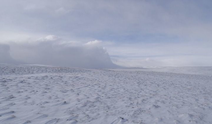 唐古拉山腹地的雪景。新华每日电讯记者 洛登 摄