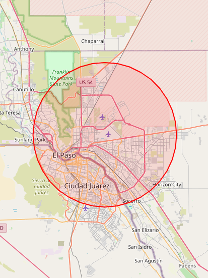 美国联邦航空局所发公告中的禁飞空域