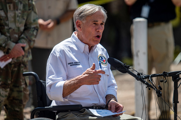 美国得克萨斯州州长阿博特 IC photo