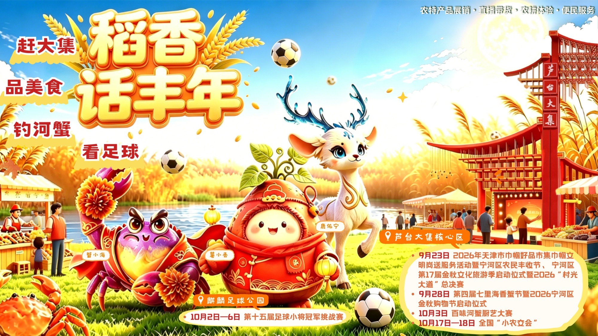 宁河区“稻香话丰年”系列活动(央广网发 宁河区供图)