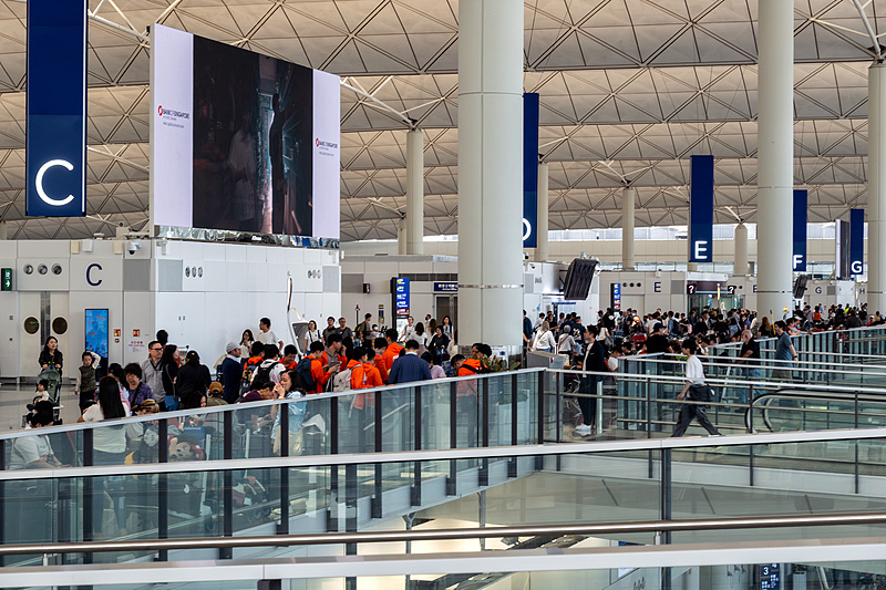 △香港国际机场（资料图）