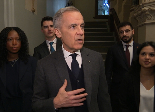 当地时间1月25日,卡尼对特朗普的最新关税威胁作出回应。 视频截图