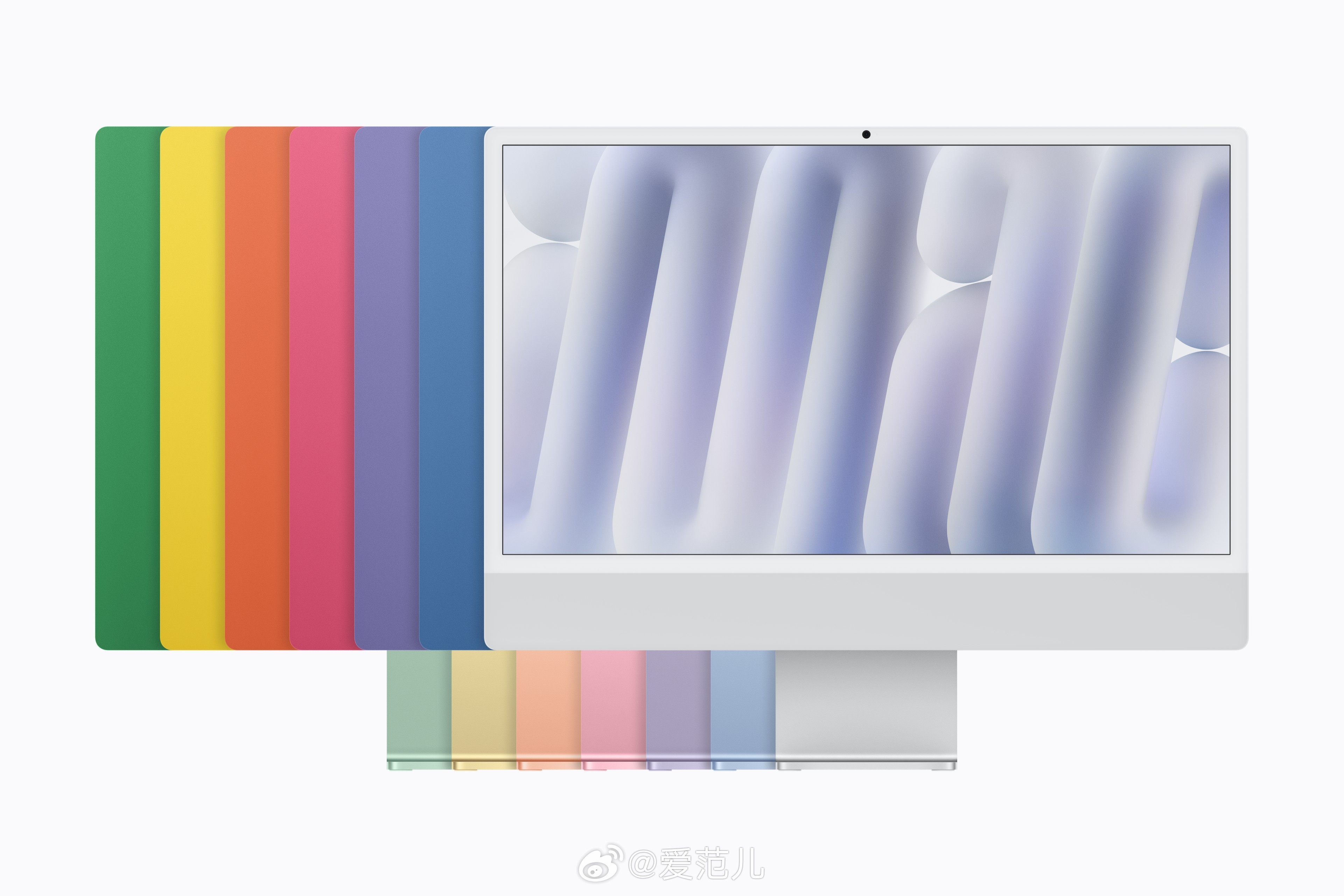【iMac 换上 M6,AI 性能最高提升 5 倍】 #苹果发布新款
