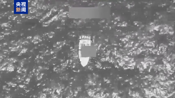 △美方公布的打击画面