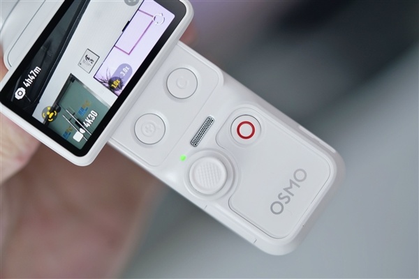 口袋电影机!大疆DJI OSMO POCKET 4P云台相机白色版图赏
