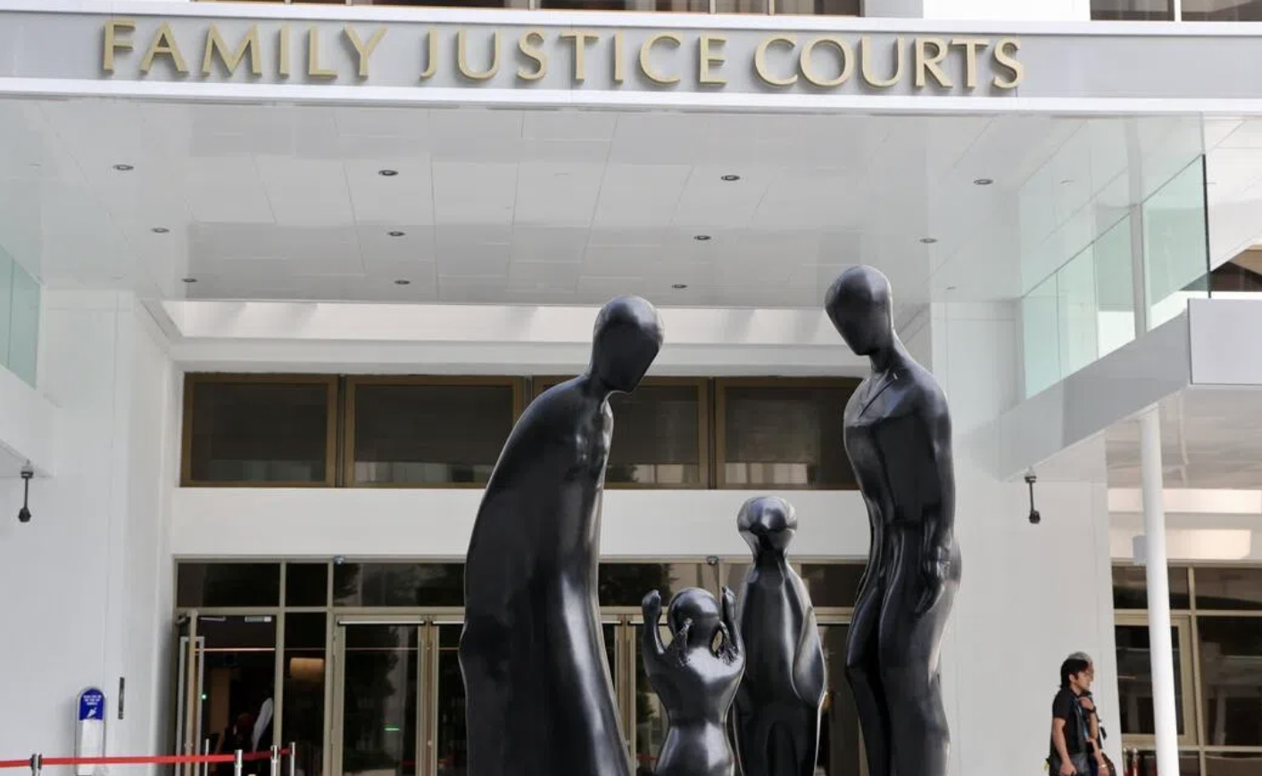 ▲新加坡家事司法法院门口 资料图片