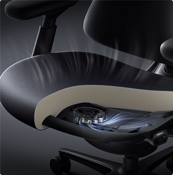 清闲发布全新人机工学椅：新增坐垫新风系统 智能启停